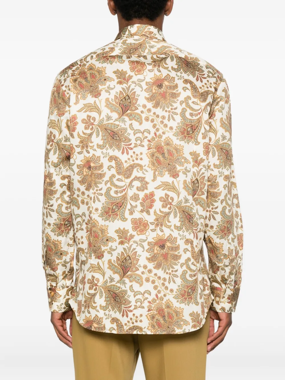 ETRO Overhemd met paisley-print Beige