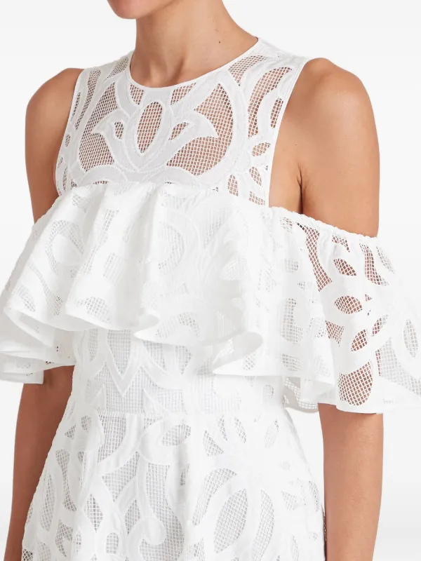 Temperley London Louis off-shoulder Lace Dress | White | FARFETCH Temperley London Louis off-shoulder Lace Dress | White | FARFETCH