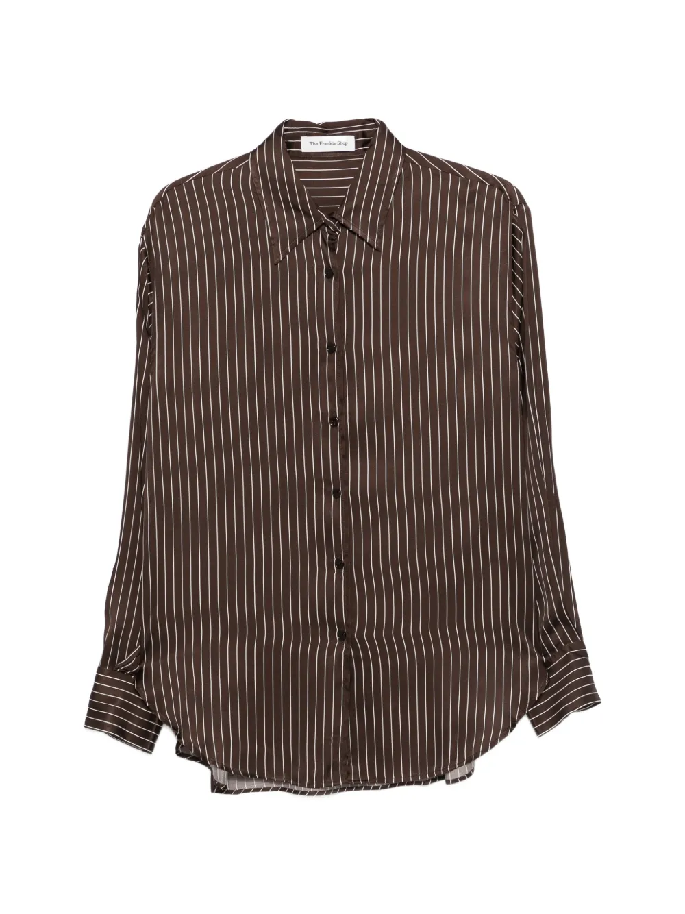The Frankie Shop striped shirt - Marrone