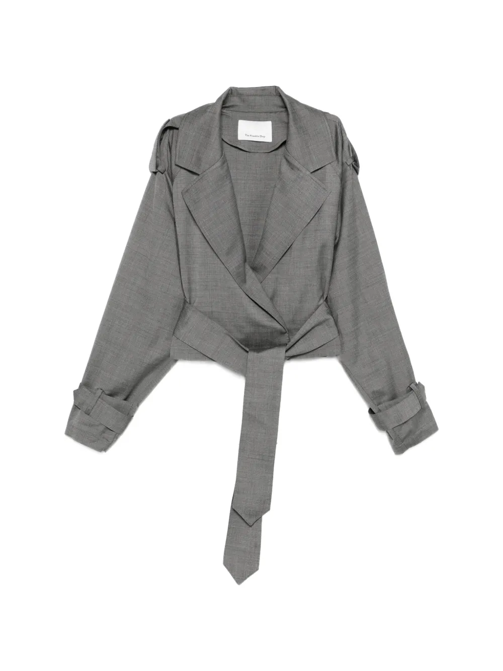 The Frankie Shop Simona belted jacket - Grigio