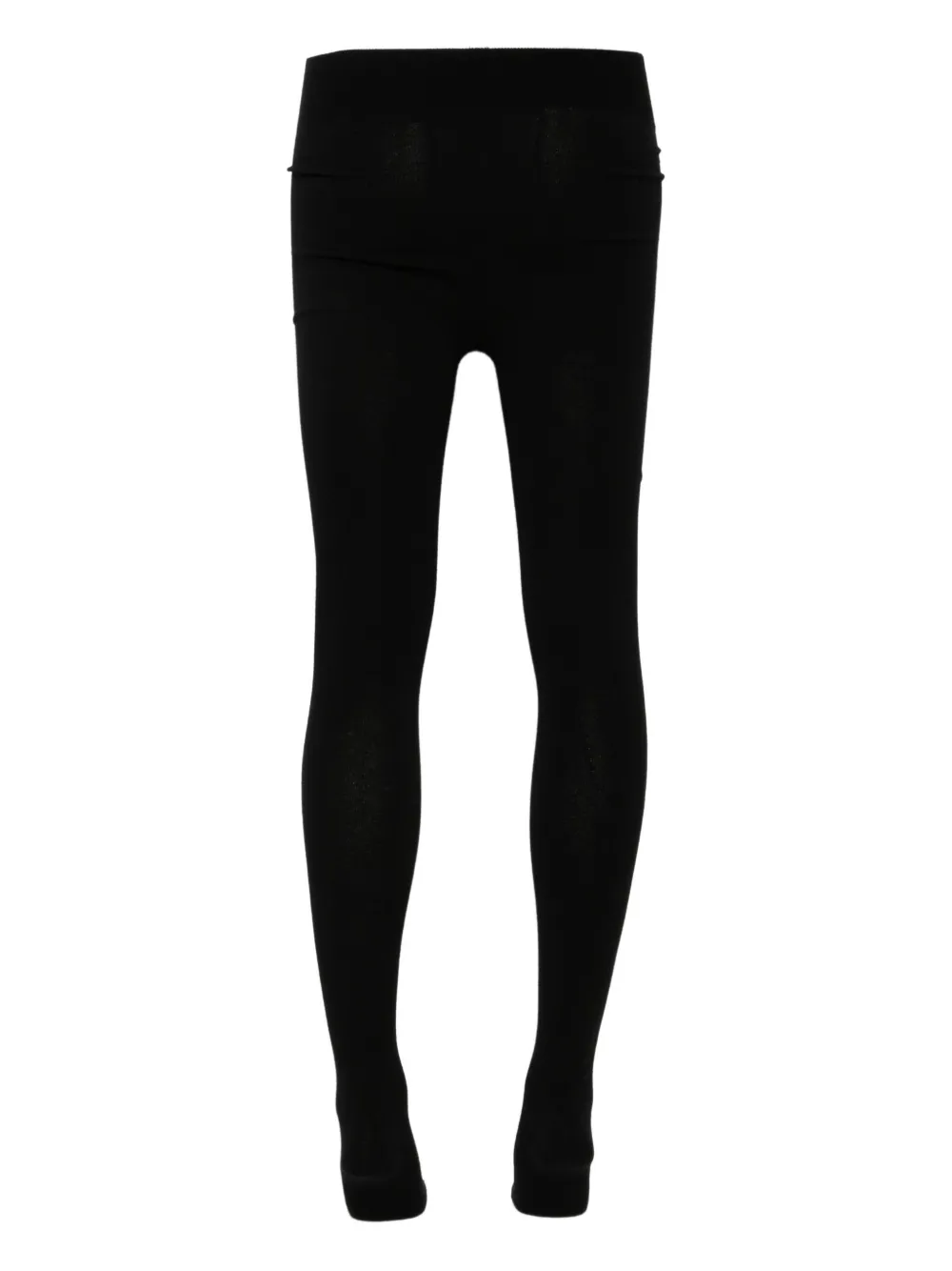 The Row Mimi Waistband Tights In Black