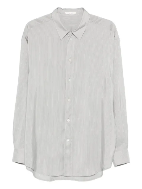 The Row Granada button-down striped shirt