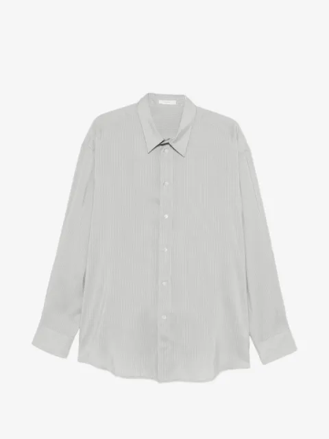 The Row Granada button-down striped shirt