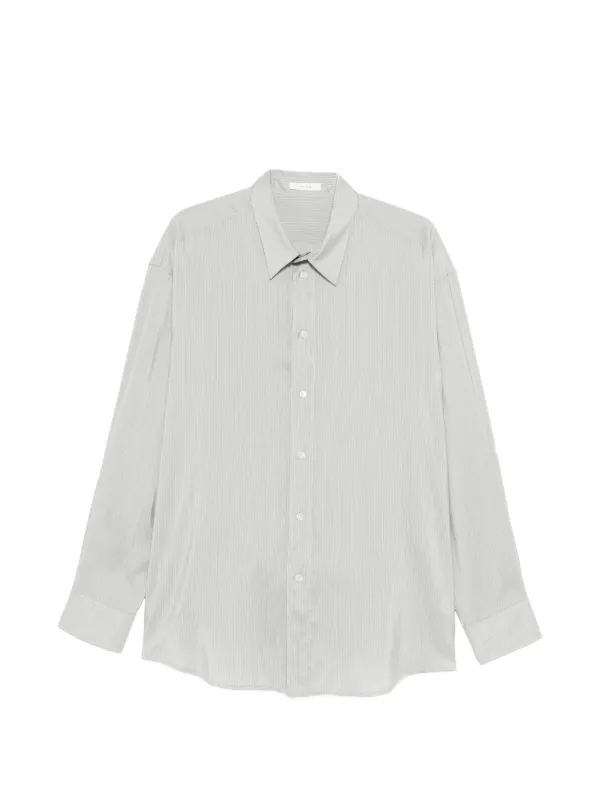 The Row Granada ストライプ シャツ | グレー | FARFETCH JP