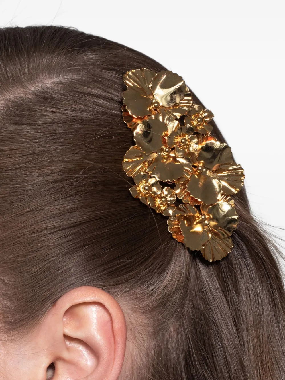 Jennifer Behr Panola haaraccessoire met bloemen Goud