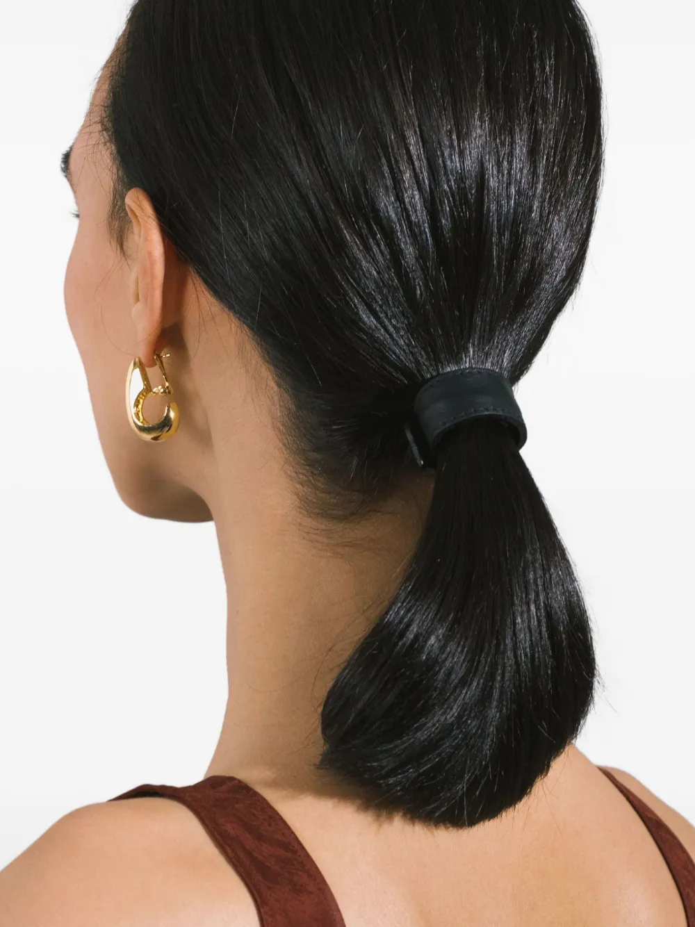 Jennifer Behr Leren haaraccessoires Zwart