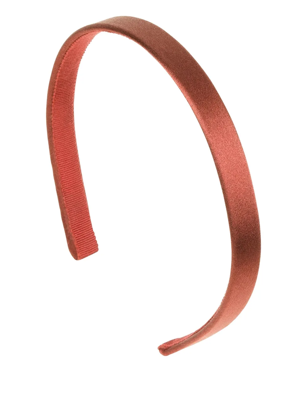 Jennifer Behr Lucy Silk Headband In Brown