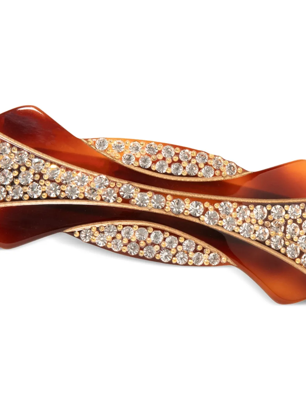 Jennifer Behr Ariane Crystal-embellished Barrette In Gold