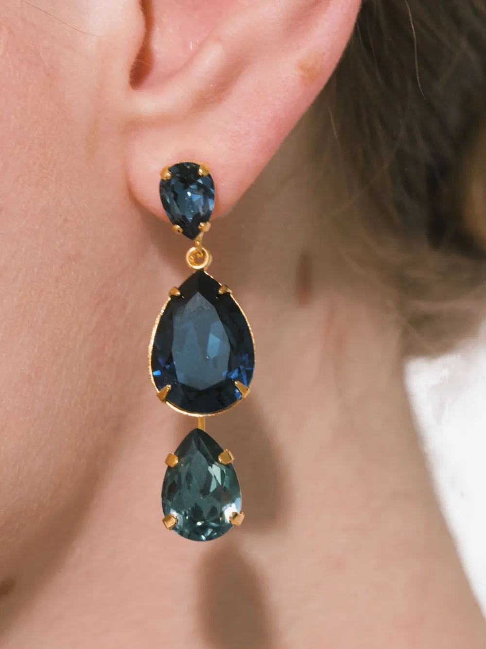 Jennifer Behr Natalina Teardrop Natalina Earrings In Brown