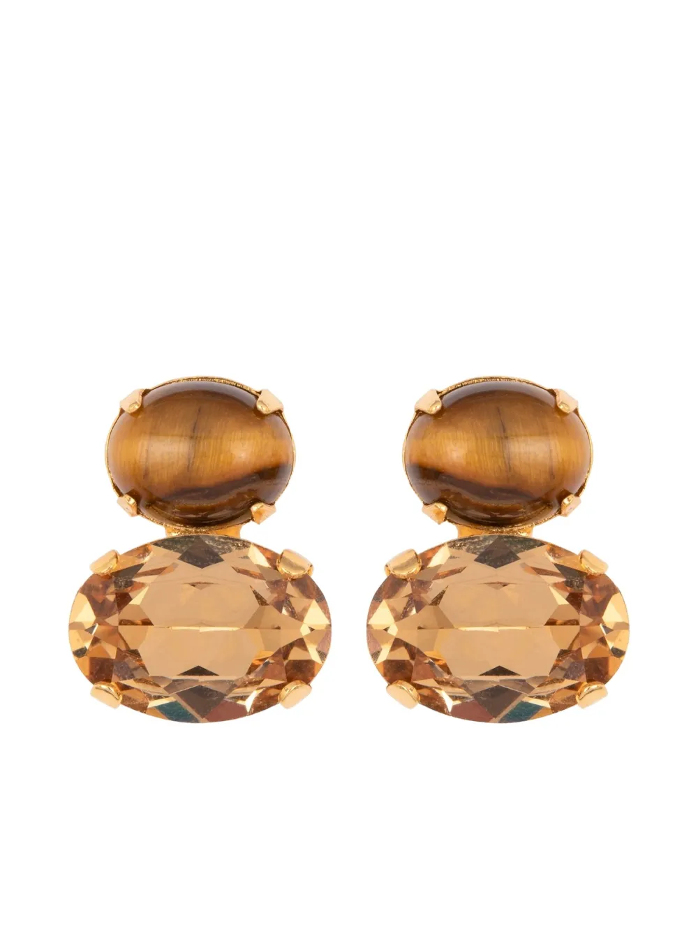 Jennifer Behr Orecchini Yvette - Marrone