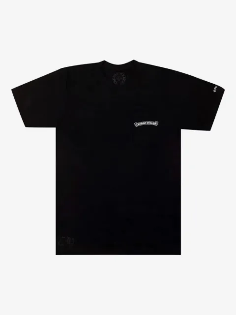 Chrome Hearts playera con logo y bolsillo