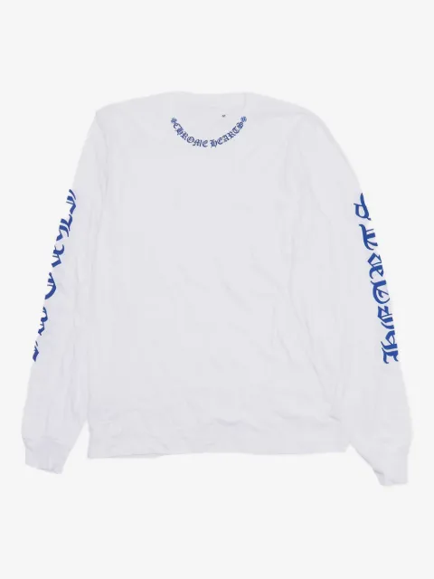 Chrome Hearts neck-logo long-sleeve T-shirt