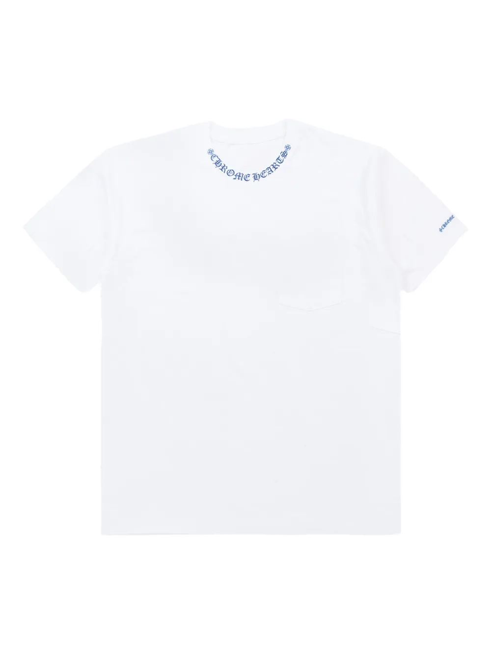 Chrome Hearts ロゴ ポケット Tシャツ - ホワイト Chrome Hearts ロゴ ポケット Tシャツ - ホワイト
