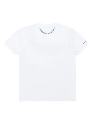 CHROME HEARTS ネックロゴ ポケットTシャツ Chrome Hearts neck-logo Pocket T-shirt | White | FARFETCH JO