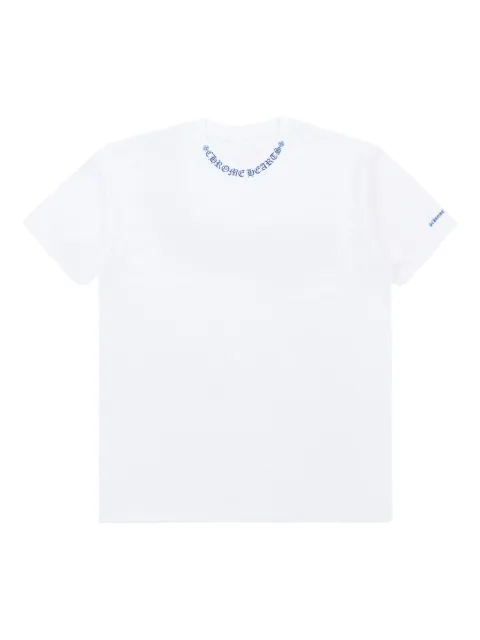 Chrome Hearts neck-logo pocket T-shirt