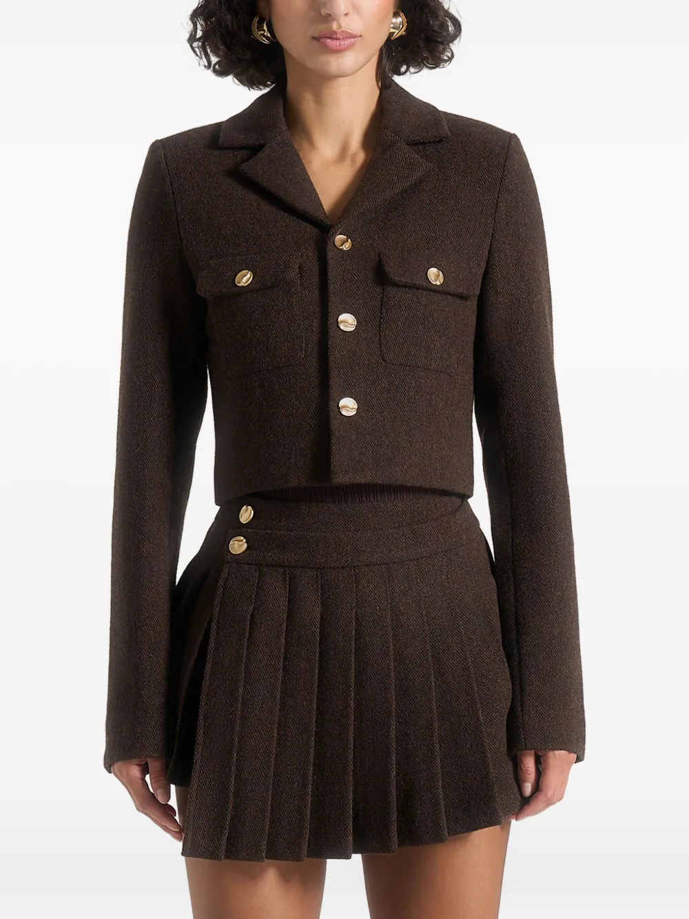 Manière De Voir Daphina tailored jacket | Brown | Image 1
