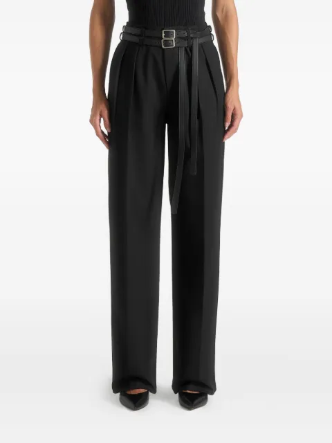 Manière De Voir Pascale twin-belt tailored trousers