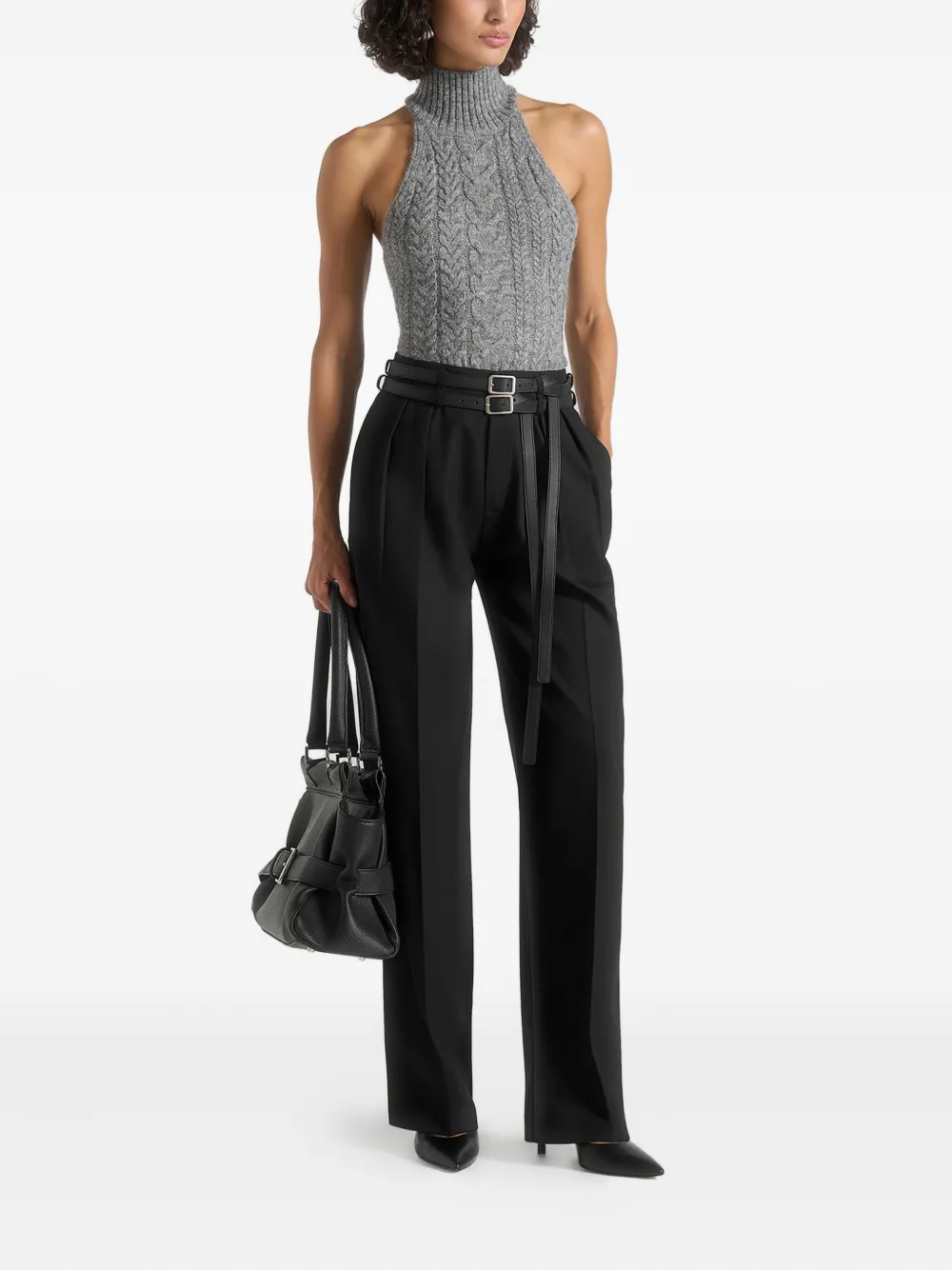 Manière De Voir Pascale twin-belt tailored trousers | Slacks | Image 2