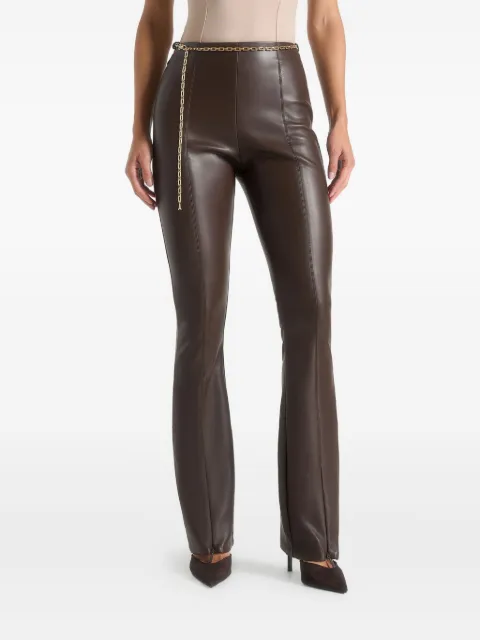 Manière De Voir Ninon chain-detail flare leggings 
