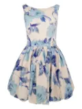 AZEEZA Ananya floral-pattern mini dress - Blue