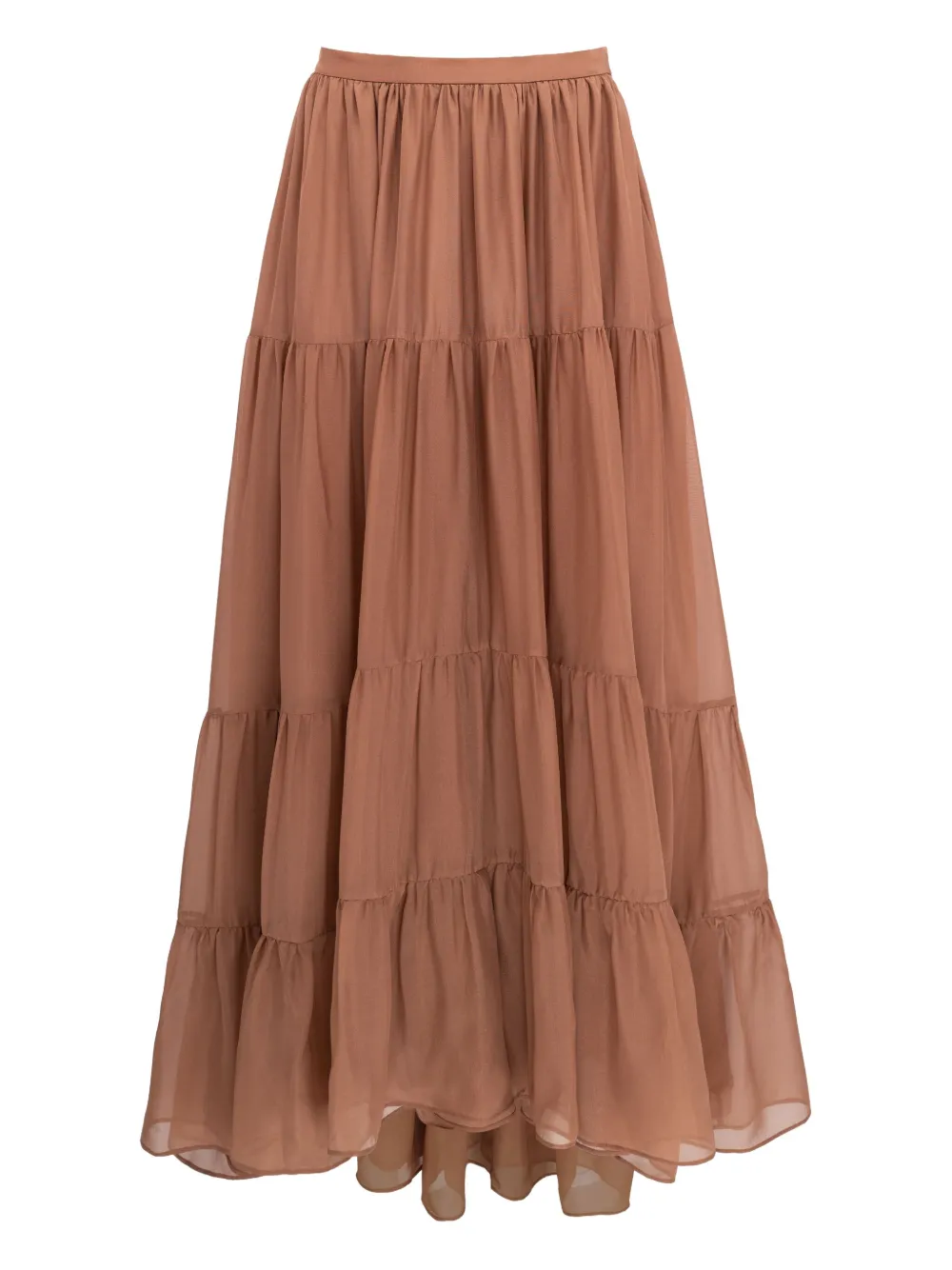 Azeeza Tamar Maxi Skirt In Brown