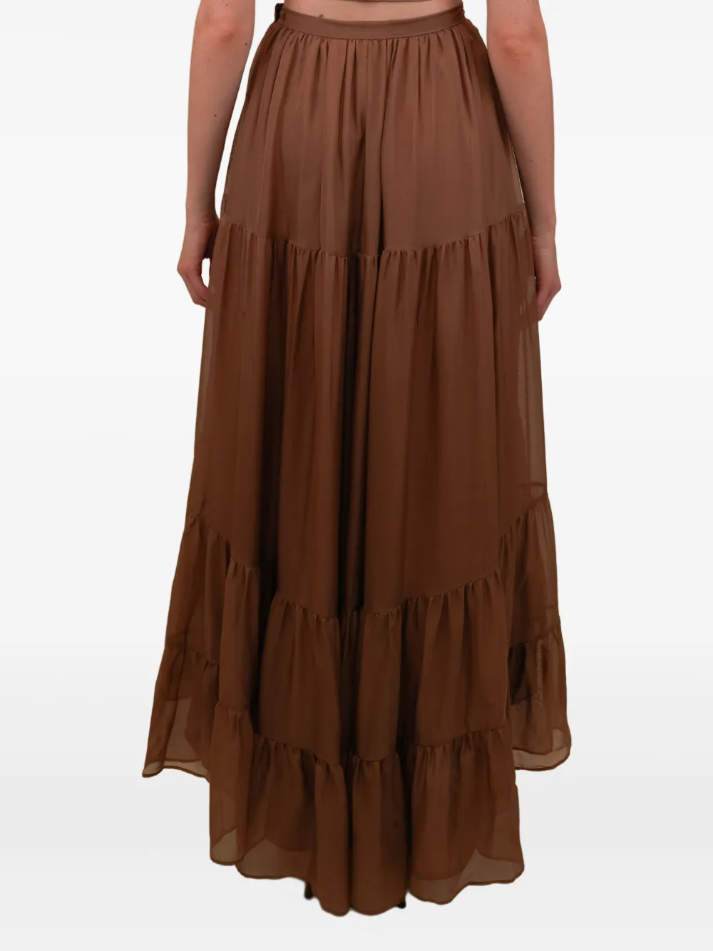AZEEZA Tamar maxi-rok Bruin