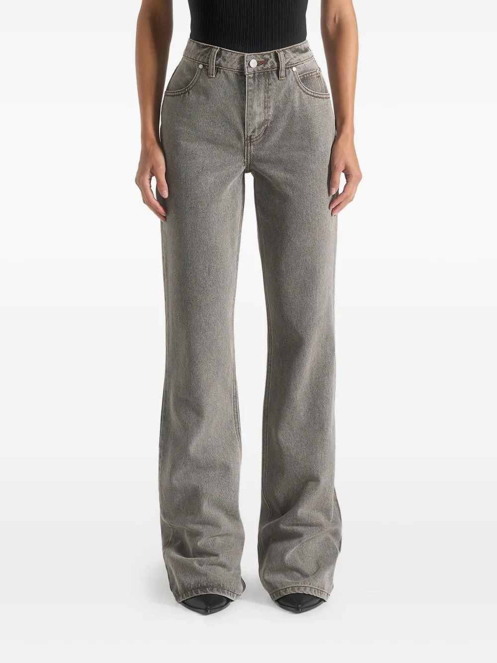 Manière De Voir Abbie flared jeans | Grey | Image 1