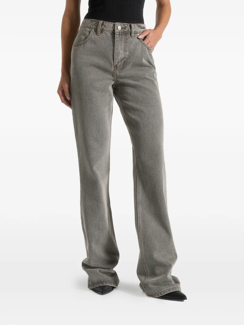 Manière De Voir Abbie flared jeans Grijs