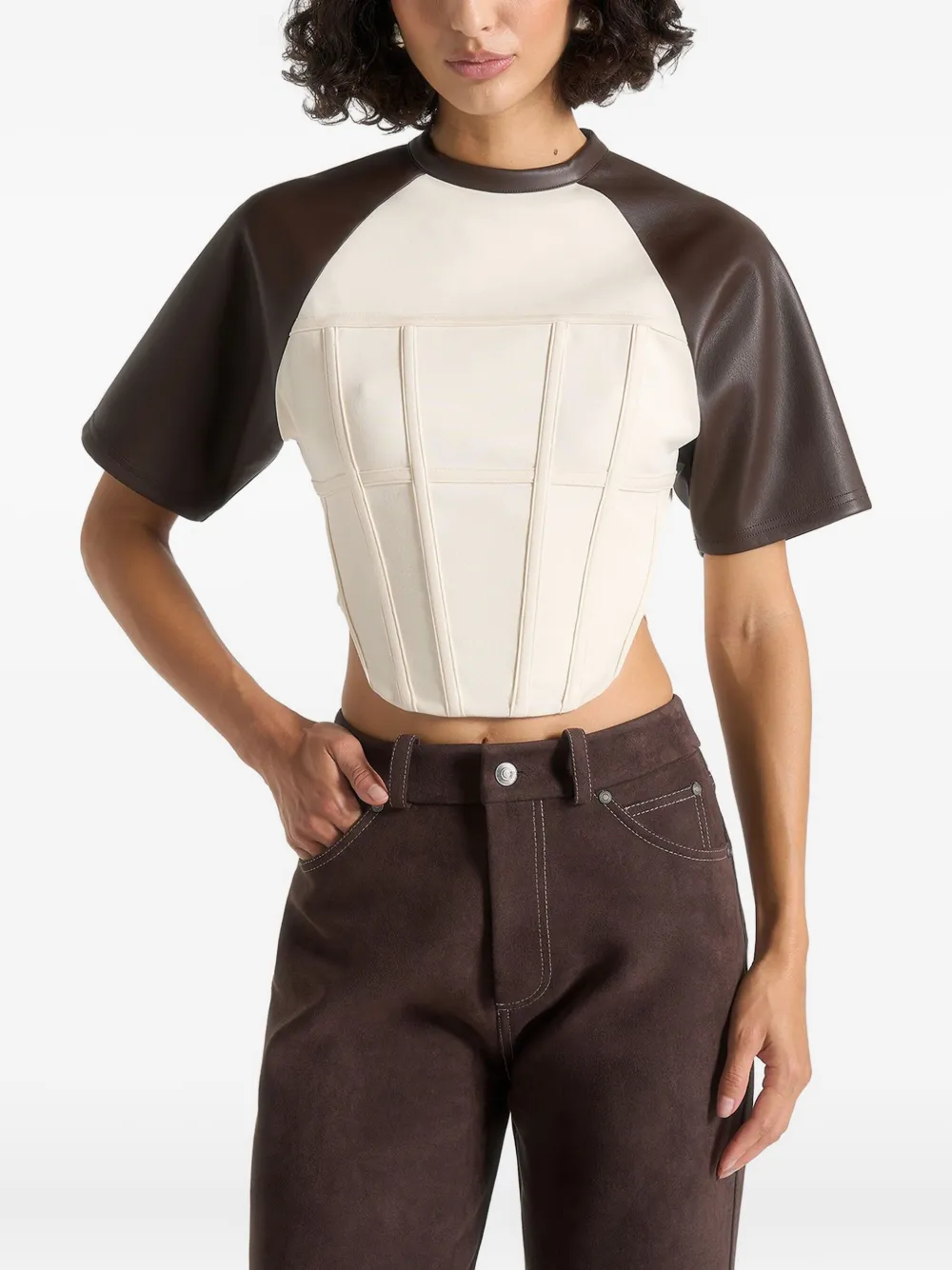 Manière De Voir Juline コルセットトップ - ホワイト Manière De Voir Juline コルセットトップ - ホワイト