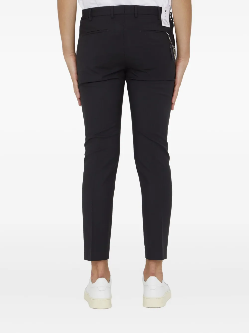 Pt Torino Belt-loops Zip-fly Trousers In Black