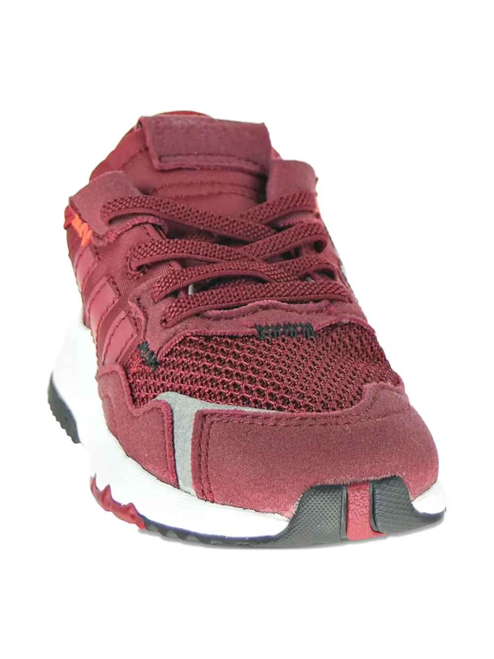 adidas Kids Nite Jogger "Collegiate Burgundy Cloud White" sneakers Red