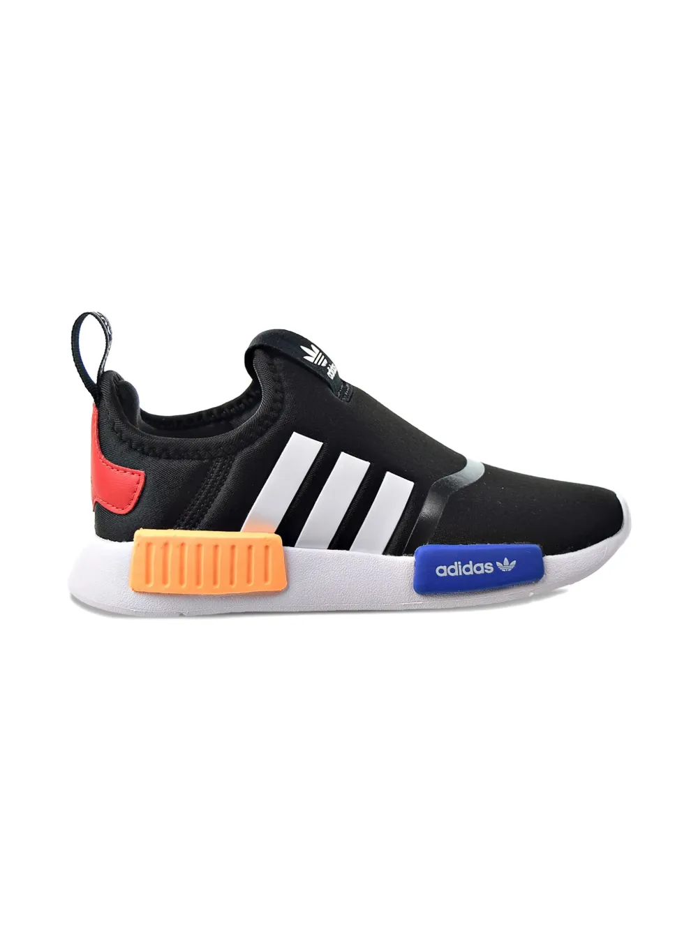adidas Kids NMD 360 "Black White Solar Gold" sneakers