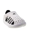 adidas Kids three-stripe water sandals - White