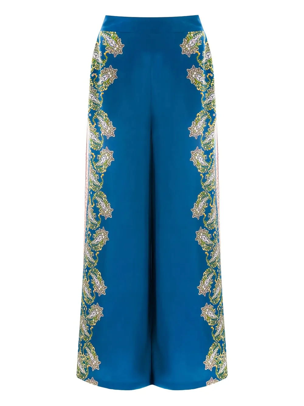 Christy Lynn Marta paisley trousers - Blau