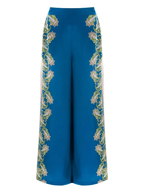 Christy Lynn Marta paisley trousers