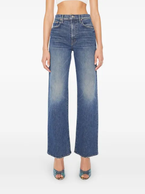 MOTHER The Lasso Sneak distressed jeans