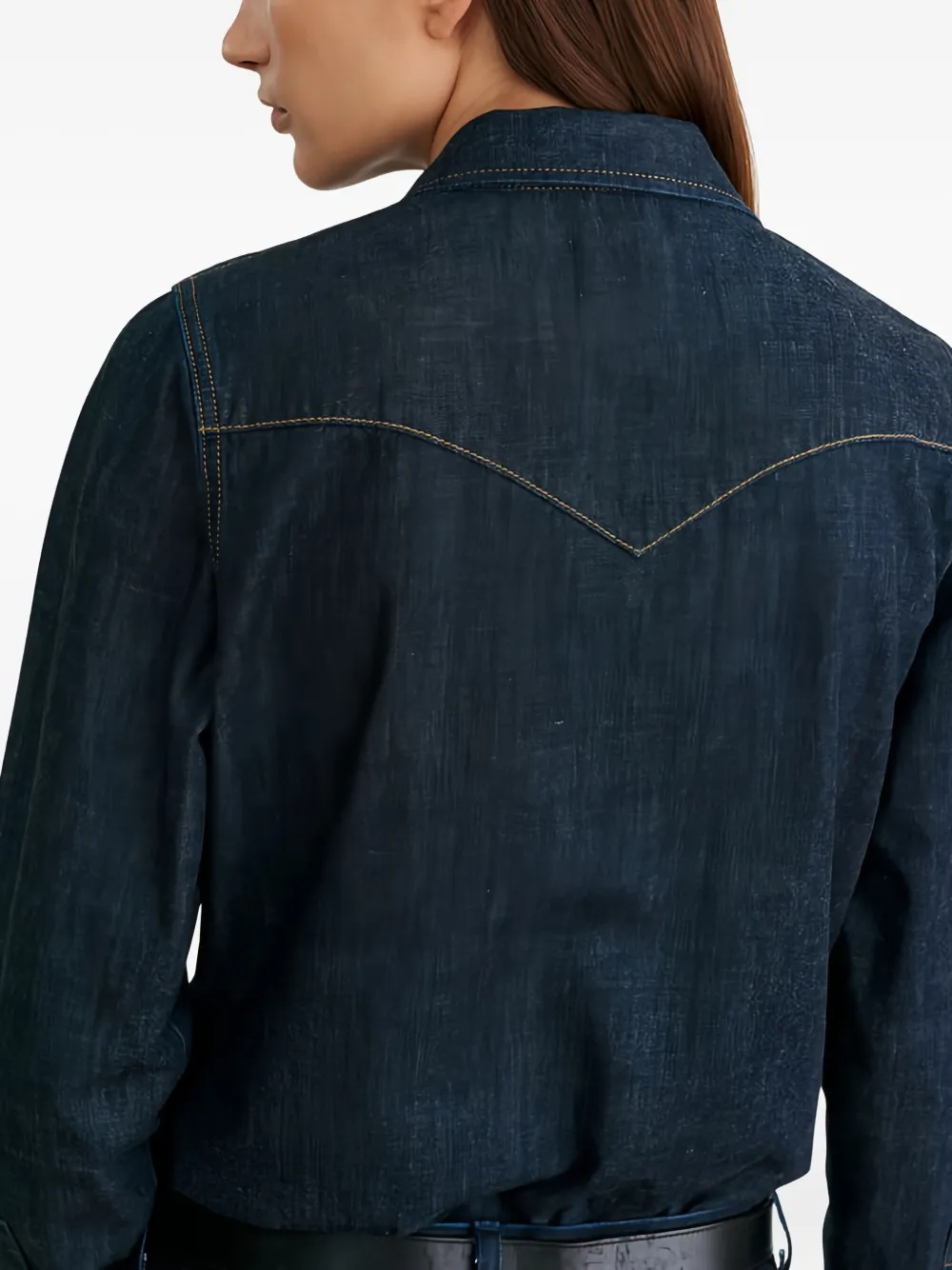 Nili Lotan Travis Chest-pocket Shirt In Blue