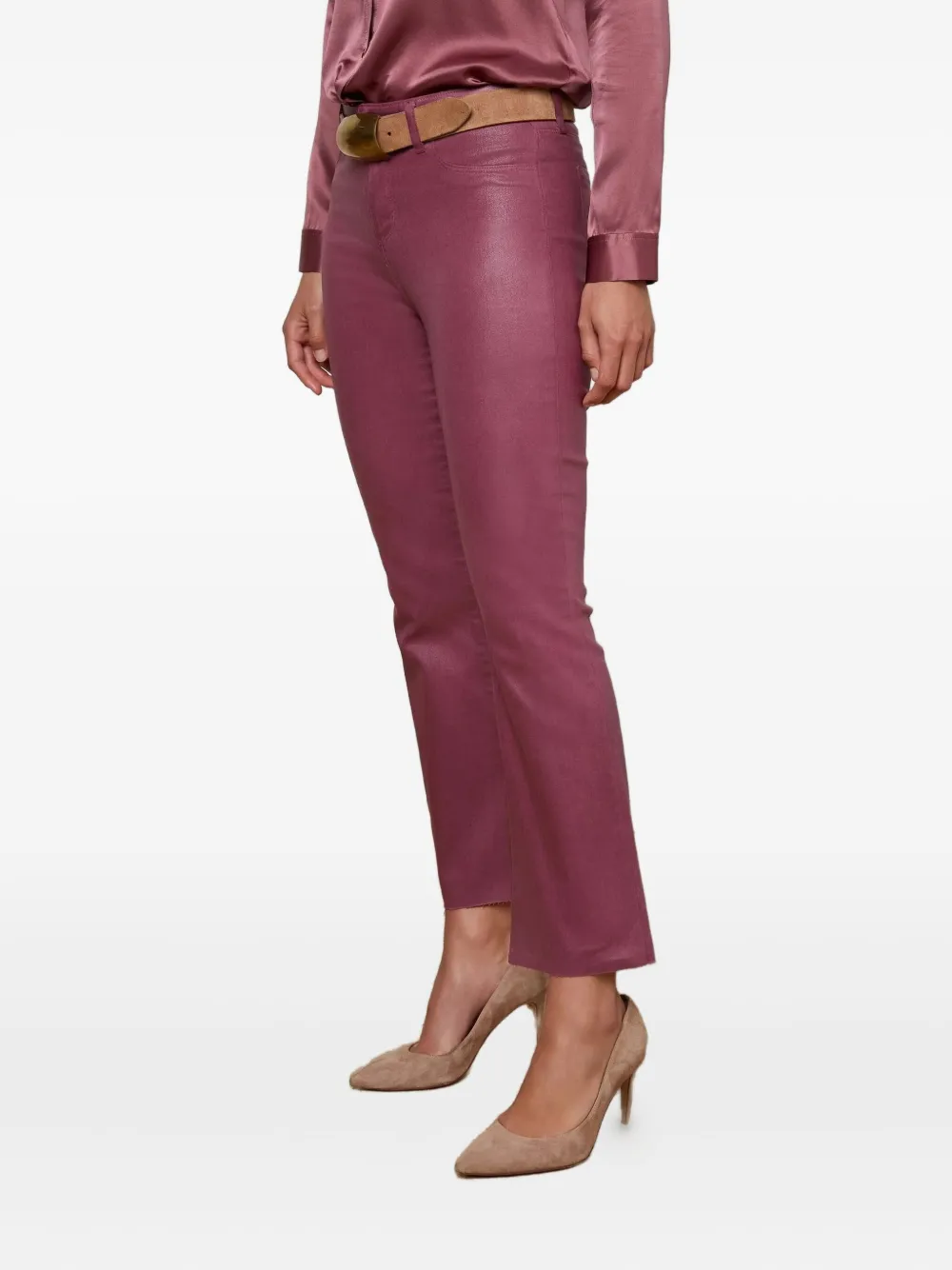 L'Agence Kendra high-waist flared jeans Roze