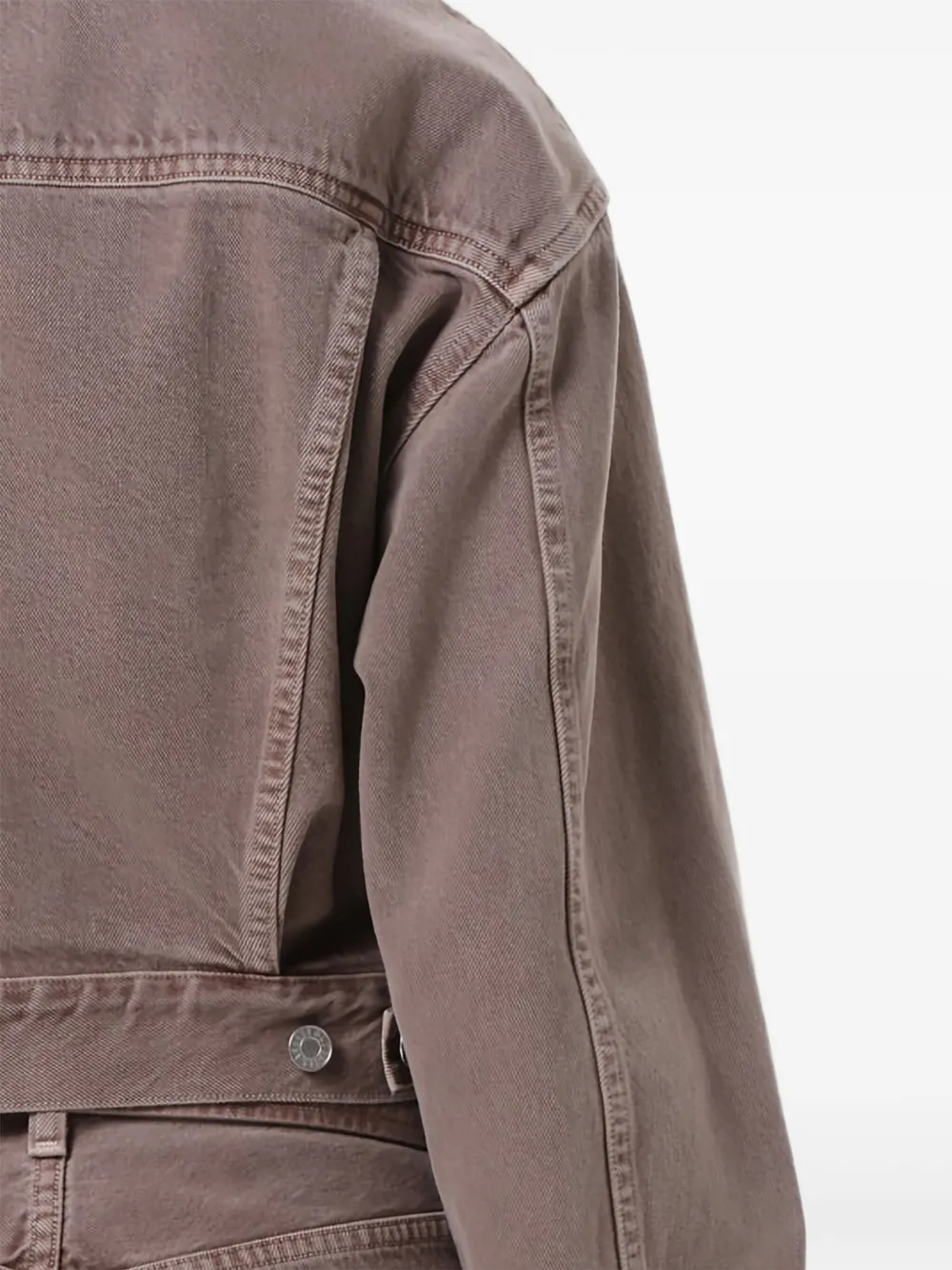 AGOLDE Radley jack met knopen Bruin