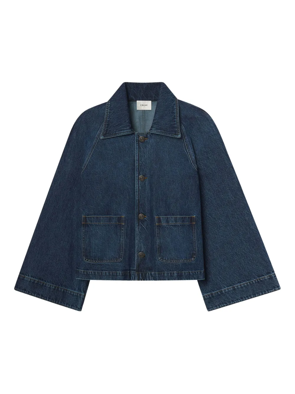 FRAME Swing flared jacket | Blue | Image 1
