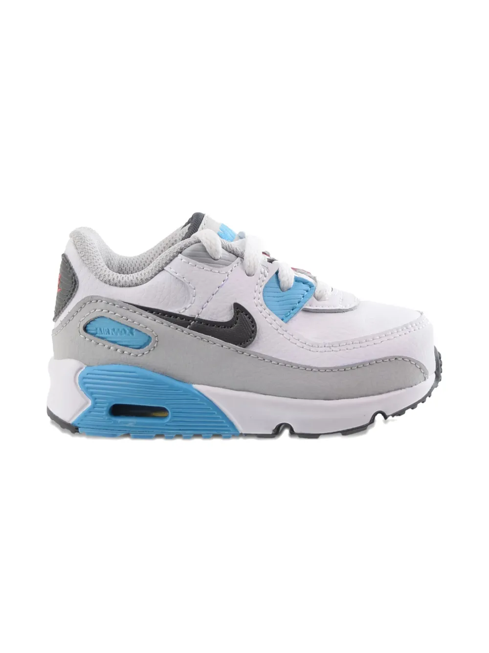 Nike Kids Air Max 90 LTR "White Grey Blue" sneakers