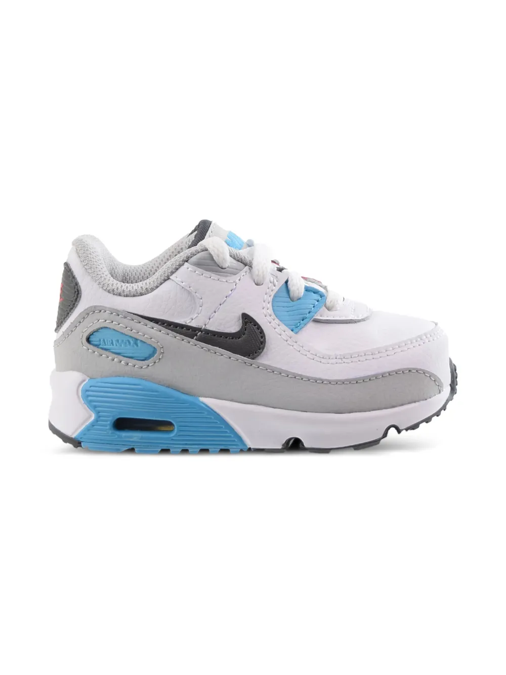 Nike Kids Air Max 90 LTR "White Grey Blue" sneakers