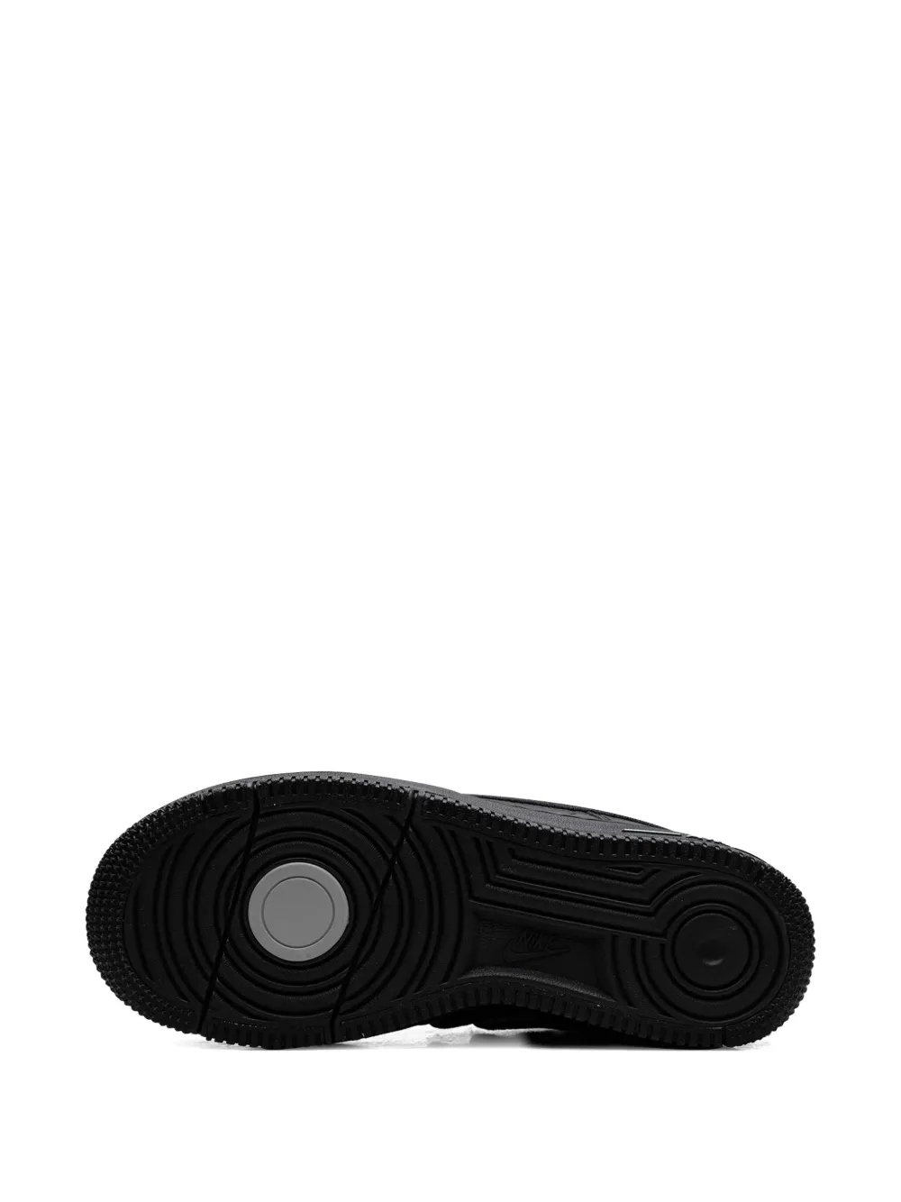 Nike Air Force 1 Low Leather Sneakers In Black