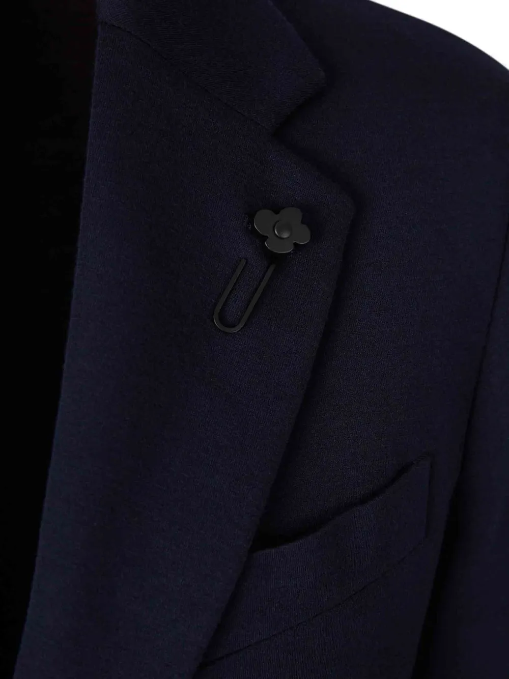 Lardini Blazer met enkele rij knopen Blauw