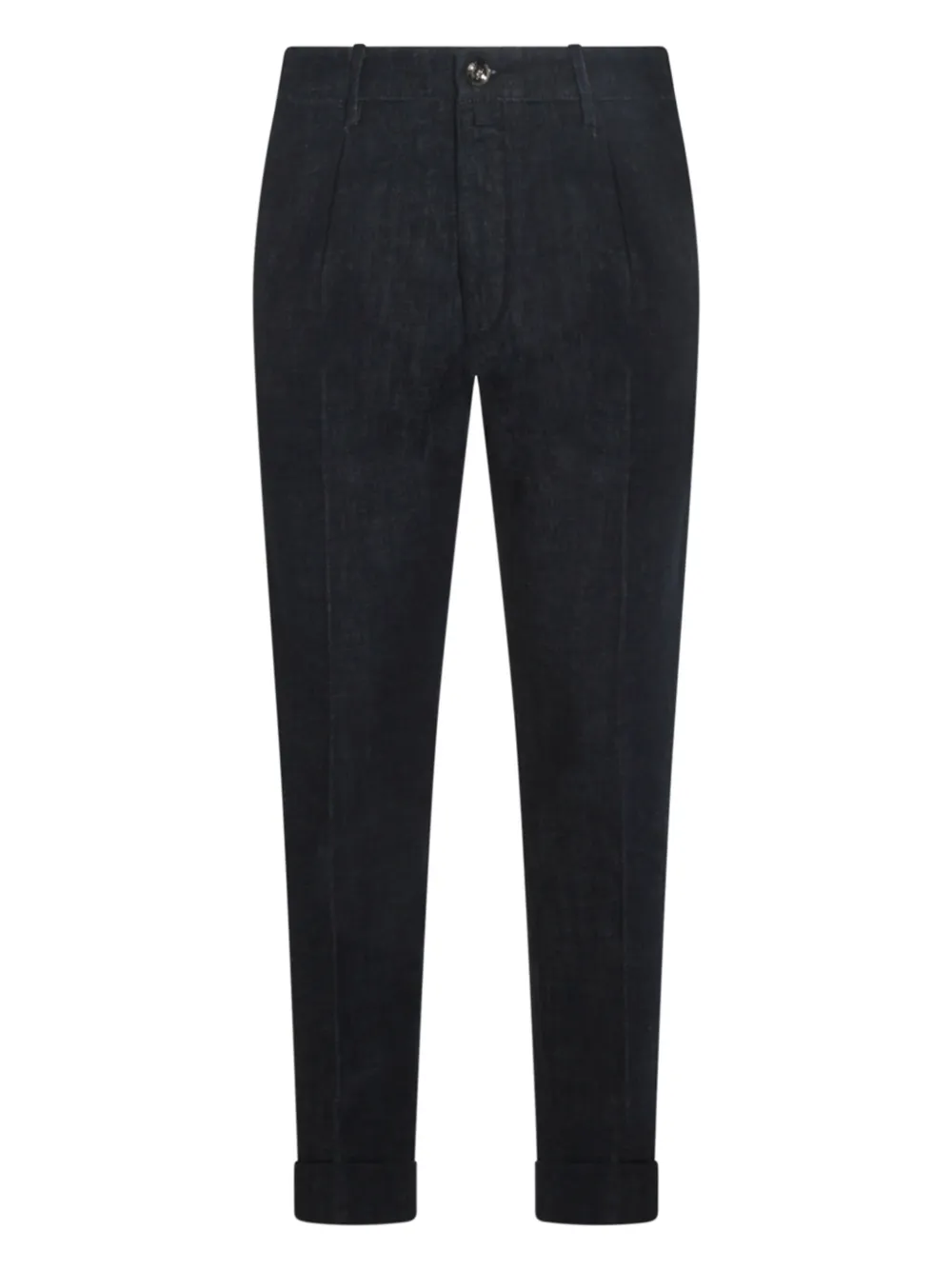 Jacob Cohën pleated-cuffed cotton jeans | Blue | Image 1