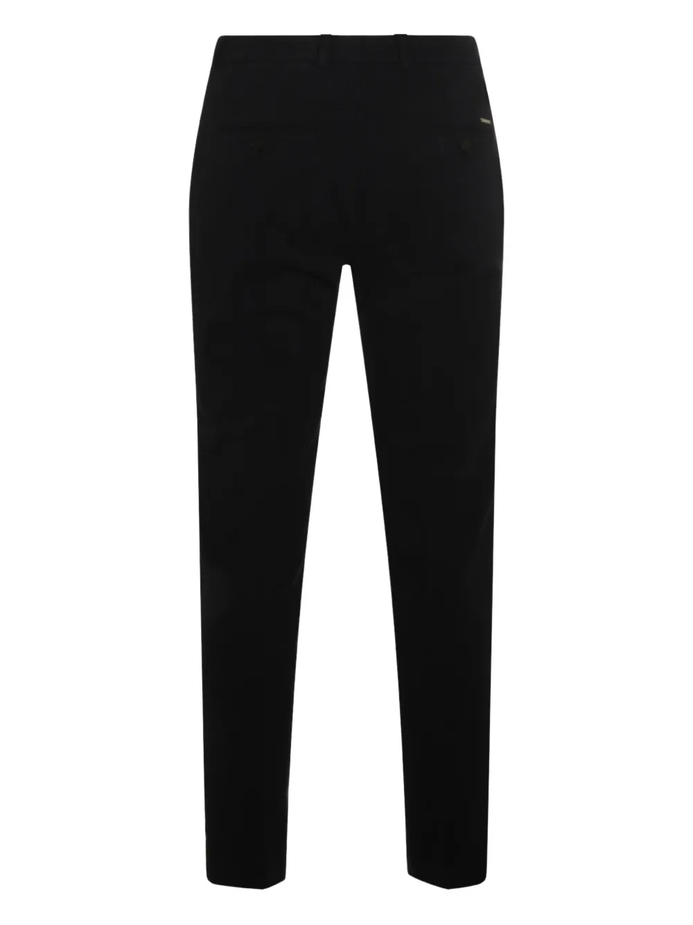 Incotex Broek met logodetail - Zwart