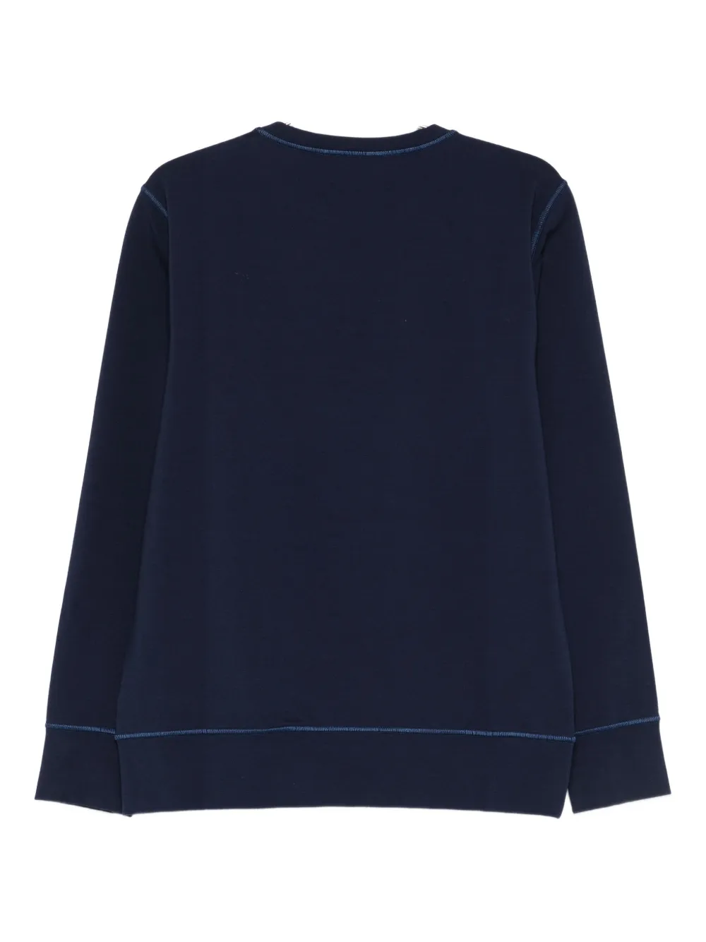 Kiton logo-embroidered sweatshirt - Blauw