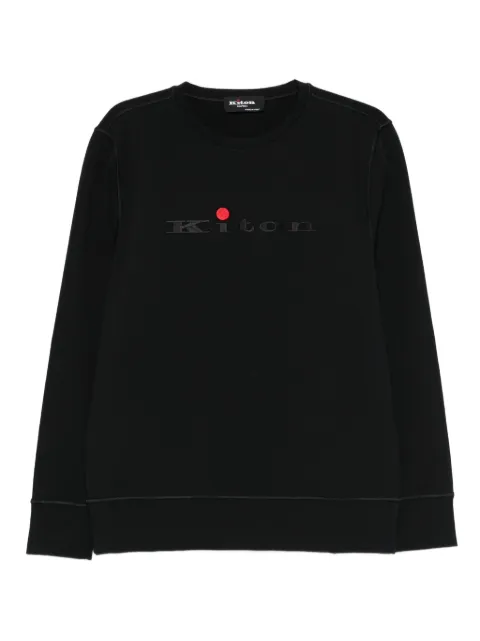 Kiton sudadera con detalle del logo