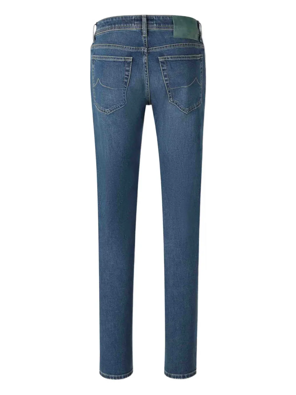 Jacob Cohën logo-patch denim jeans - Blauw