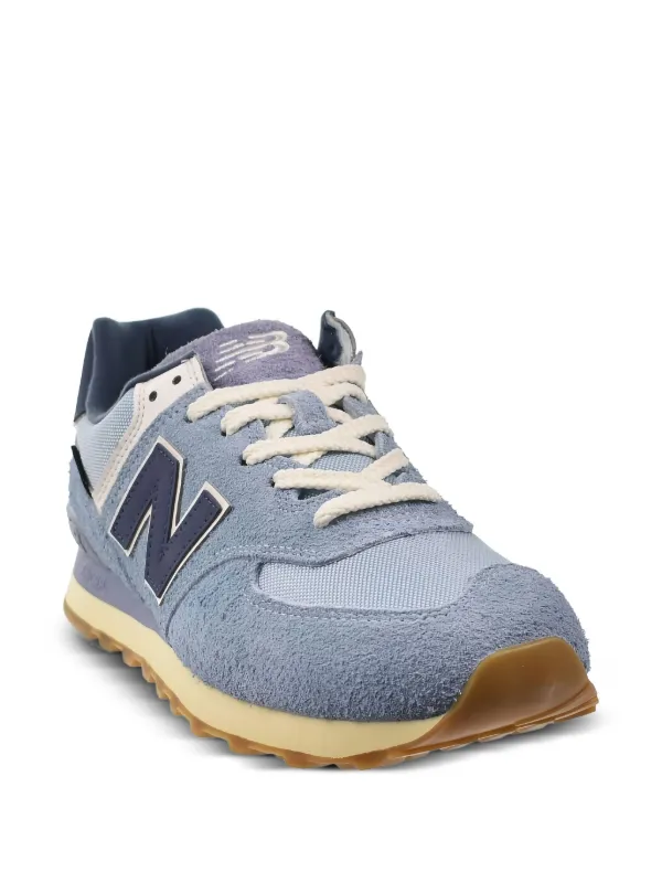 New Balance 574 スエード スニーカー | ブルー | FARFETCH JP